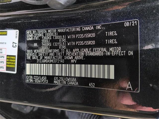 used 2021 Lexus RX 450h car, priced at $30,993