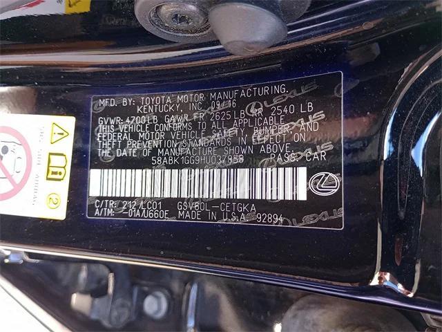 used 2017 Lexus ES 350 car, priced at $20,991
