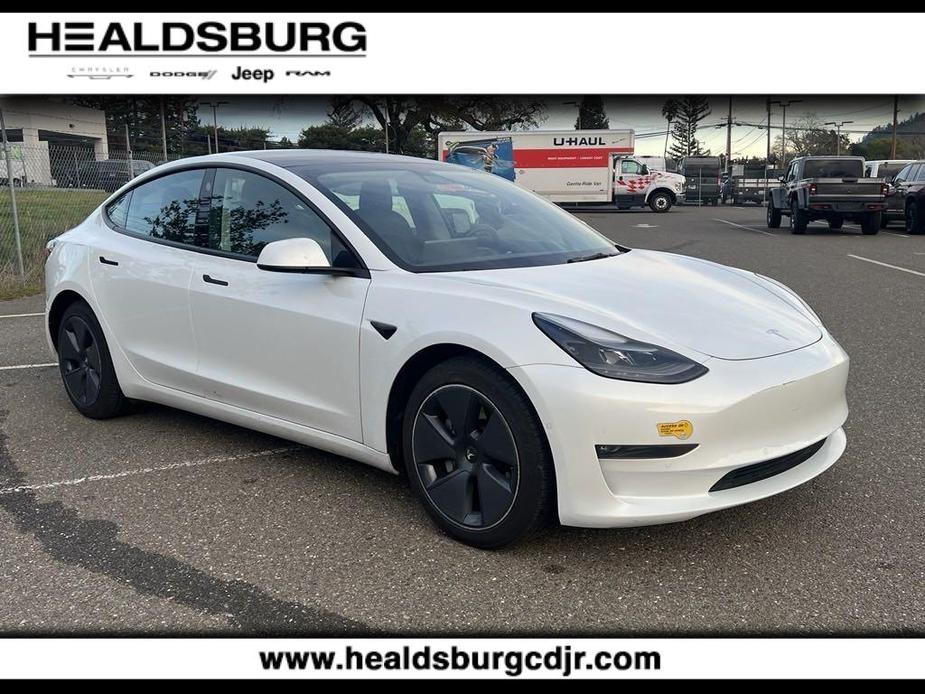 used 2022 Tesla Model 3 car, priced at $28,890