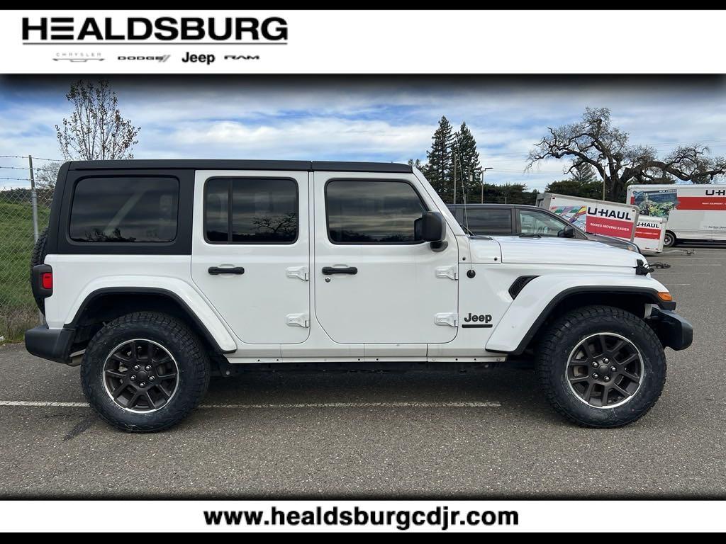 used 2021 Jeep Wrangler Unlimited car, priced at $31,606