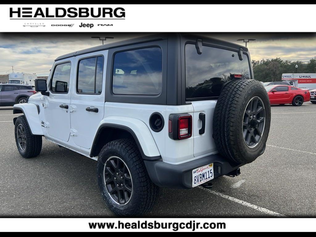 used 2021 Jeep Wrangler Unlimited car, priced at $31,606