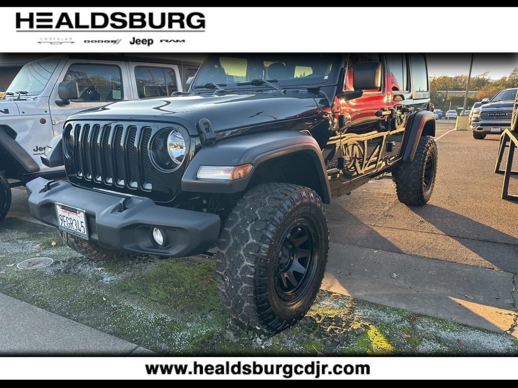 used 2020 Jeep Wrangler Unlimited car, priced at $28,795