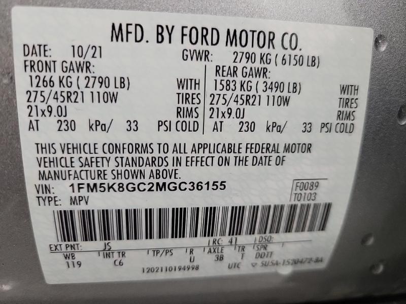 used 2021 Ford Explorer car, priced at $28,784