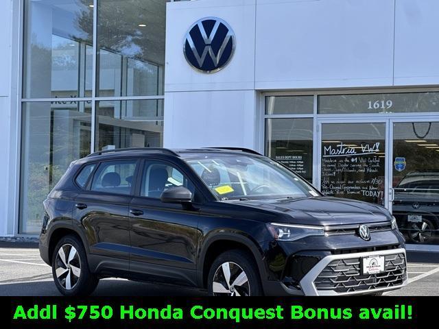 new 2025 Volkswagen Taos car, priced at $26,495