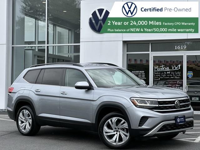 used 2022 Volkswagen Atlas car, priced at $29,192