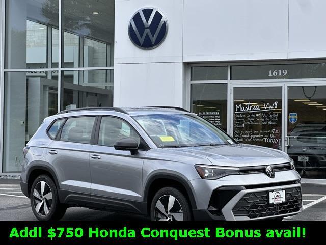 new 2025 Volkswagen Taos car, priced at $26,368