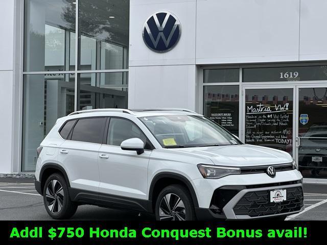 new 2025 Volkswagen Taos car, priced at $28,205