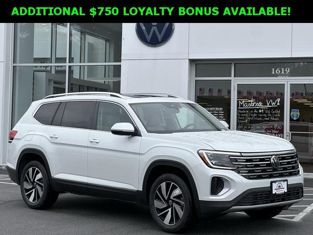 new 2025 Volkswagen Atlas car, priced at $45,577