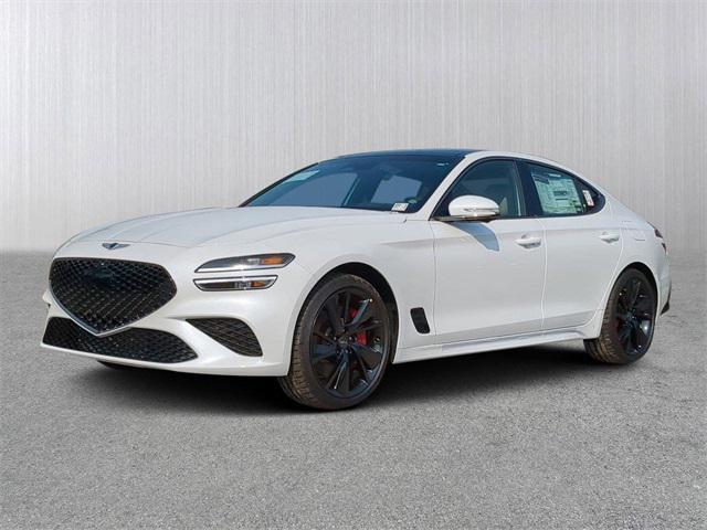 new 2023 Genesis G70 car, priced at $54,432