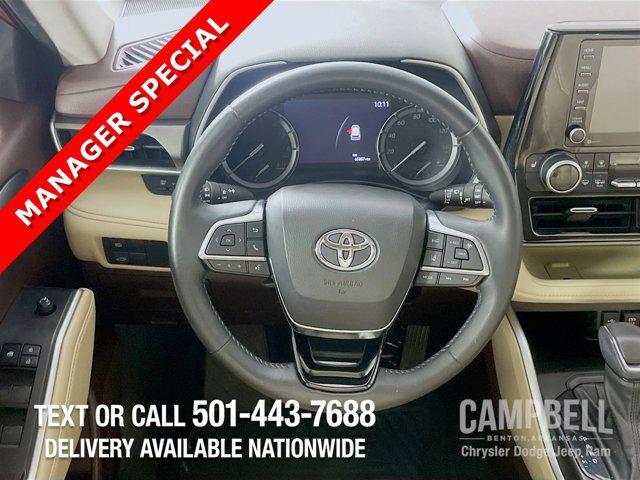 used 2021 Toyota Highlander car, priced at $27,516