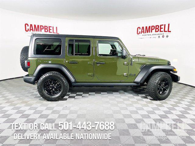 used 2021 Jeep Wrangler car, priced at $33,217