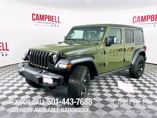 used 2021 Jeep Wrangler car, priced at $33,217