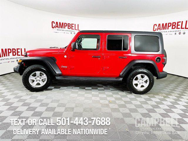 used 2020 Jeep Wrangler Unlimited car, priced at $26,351