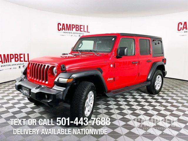 used 2020 Jeep Wrangler Unlimited car, priced at $26,351