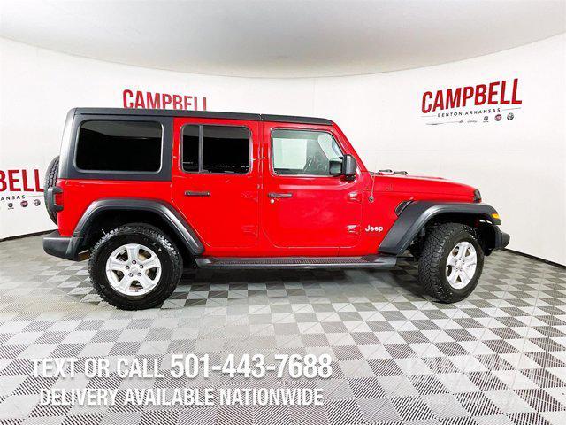 used 2020 Jeep Wrangler Unlimited car, priced at $26,351