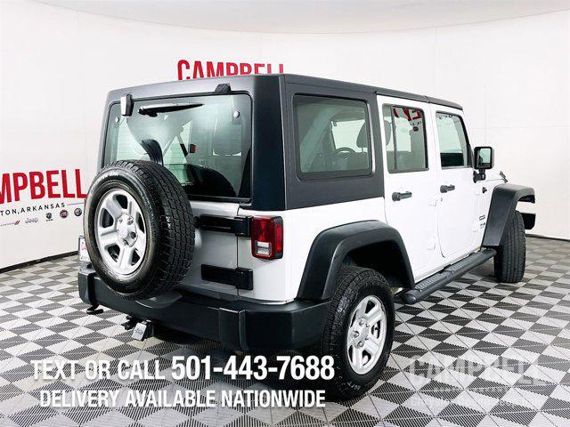 used 2018 Jeep Wrangler JK Unlimited car, priced at $19,221