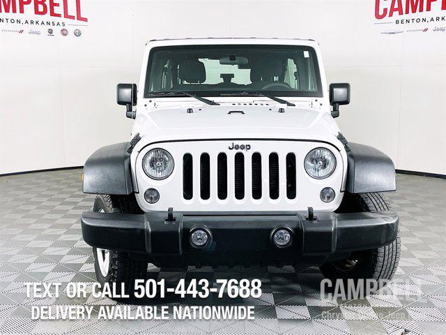 used 2018 Jeep Wrangler JK Unlimited car, priced at $19,221