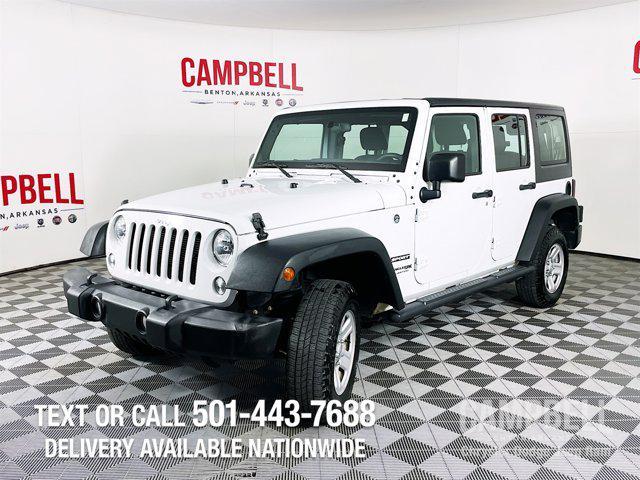 used 2018 Jeep Wrangler JK Unlimited car, priced at $19,221