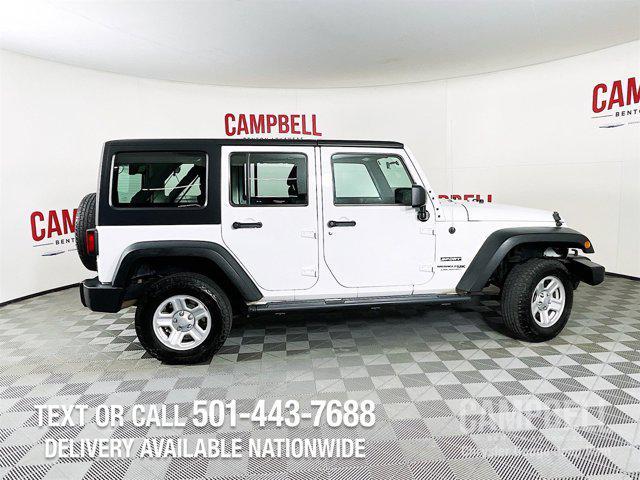 used 2018 Jeep Wrangler JK Unlimited car, priced at $19,221