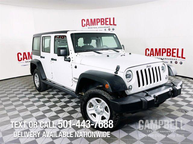 used 2018 Jeep Wrangler JK Unlimited car, priced at $19,221