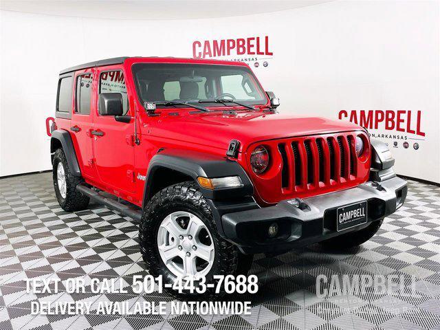 used 2018 Jeep Wrangler Unlimited car, priced at $27,061