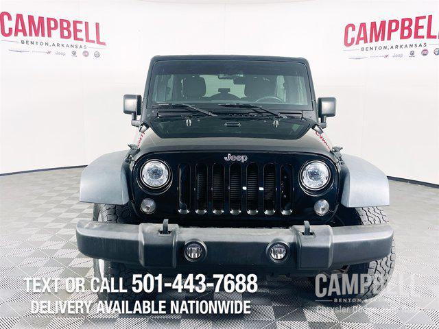 used 2017 Jeep Wrangler Unlimited car, priced at $20,365