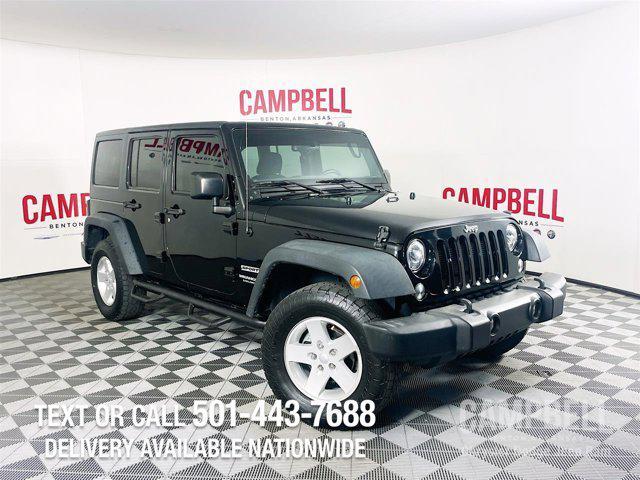 used 2017 Jeep Wrangler Unlimited car, priced at $20,365