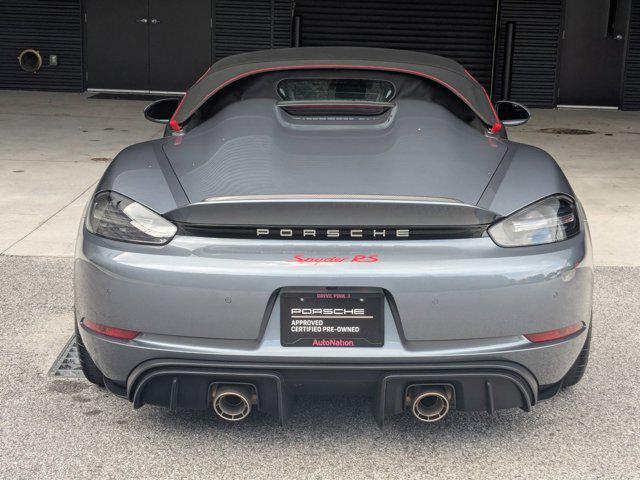 used 2025 Porsche 718 Spyder car, priced at $227,900