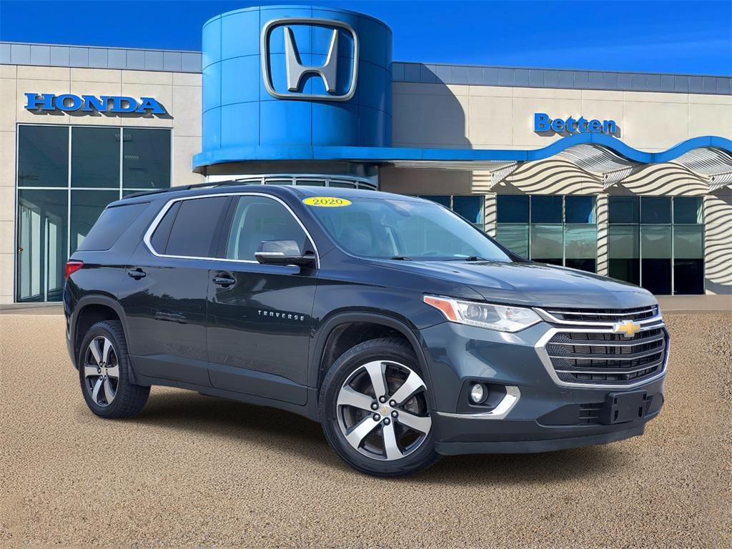 used 2020 Chevrolet Traverse car, priced at $23,329