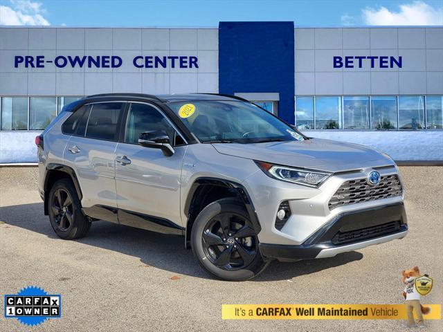 used 2021 Toyota RAV4 Hybrid car, priced at $34,182