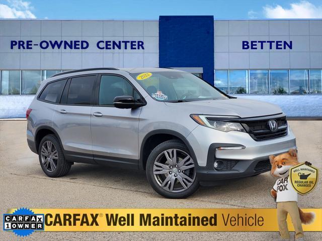 used 2022 Honda Pilot car, priced at $28,321