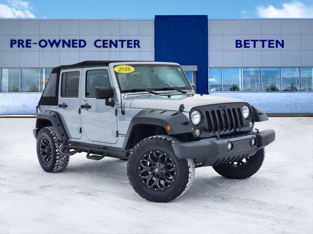 used 2016 Jeep Wrangler Unlimited car, priced at $20,398