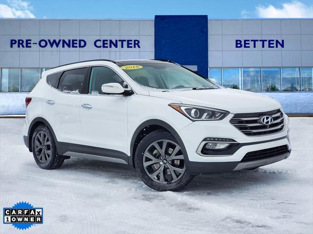 used 2018 Hyundai Santa Fe Sport car, priced at $16,505