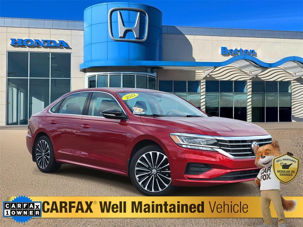 used 2022 Volkswagen Passat car, priced at $20,513