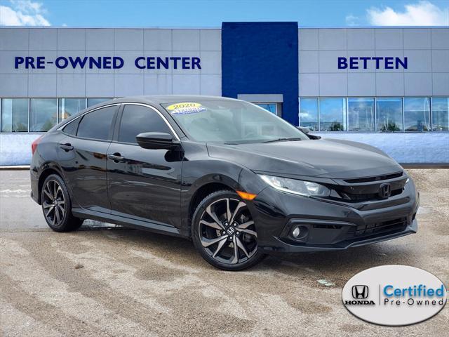 used 2020 Honda Civic car, priced at $20,795