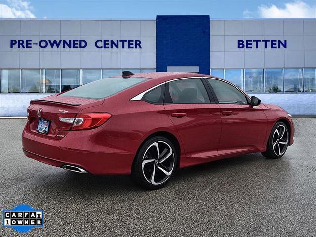 used 2021 Honda Accord car, priced at $25,304