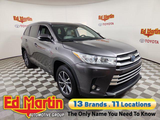 used 2019 Toyota Highlander Hybrid car, priced at $22,604
