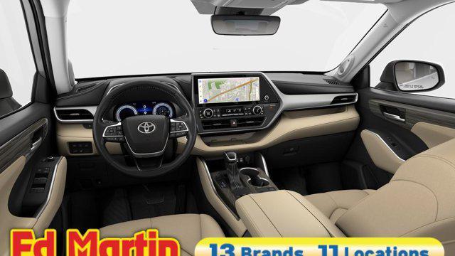 new 2025 Toyota Highlander Hybrid car, priced at $54,473