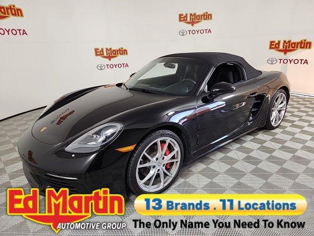 used 2021 Porsche 718 Boxster car, priced at $71,697