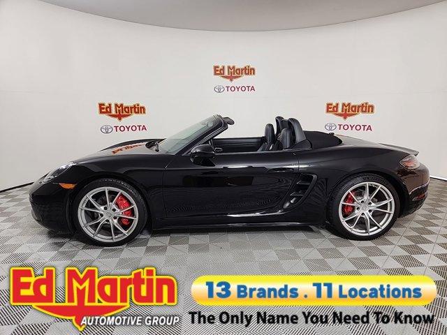 used 2021 Porsche 718 Boxster car, priced at $71,697