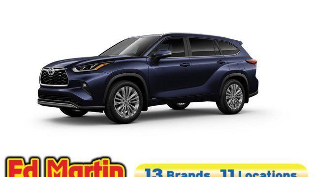 new 2025 Toyota Highlander Hybrid car, priced at $56,153