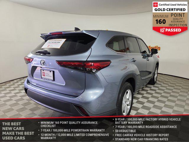 used 2022 Toyota Highlander car, priced at $29,250
