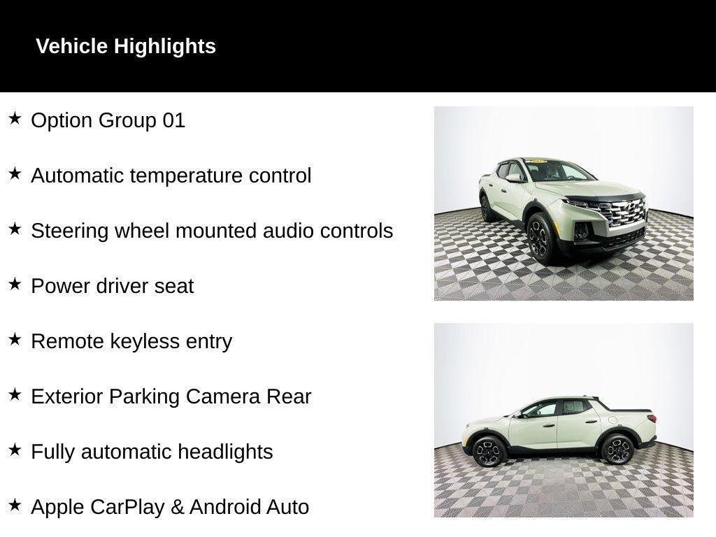 used 2024 Hyundai SANTA CRUZ car, priced at $24,983