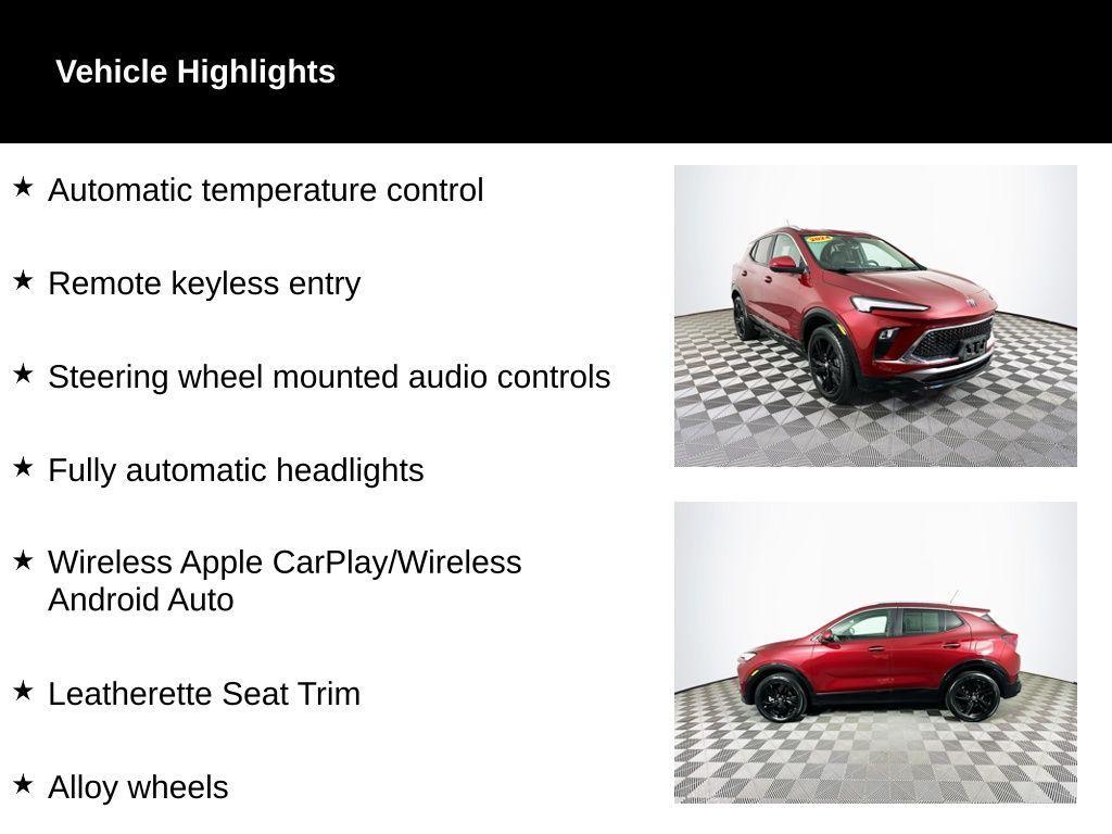 used 2024 Buick Encore GX car, priced at $22,812