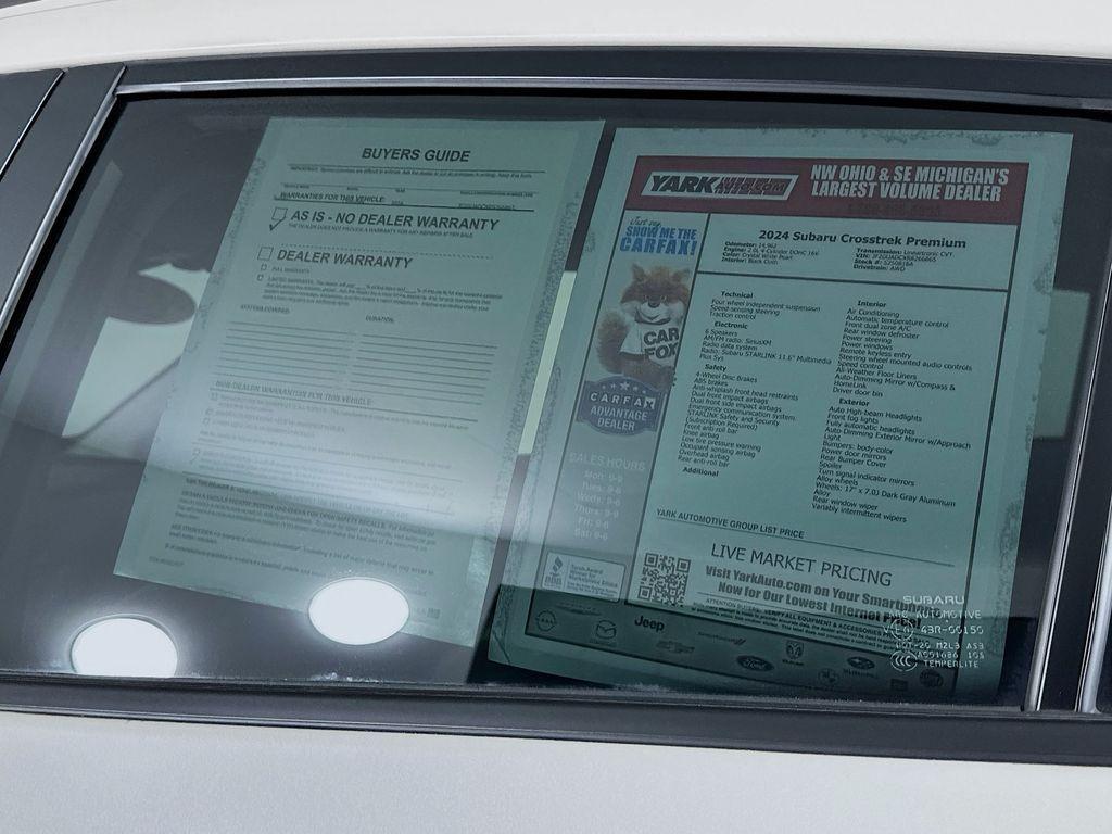 used 2024 Subaru Crosstrek car, priced at $26,897