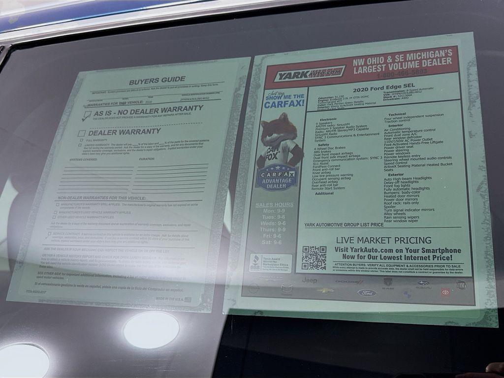 used 2020 Ford Edge car, priced at $14,627