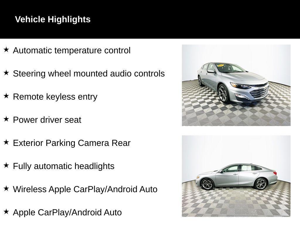 used 2023 Chevrolet Malibu car, priced at $16,300