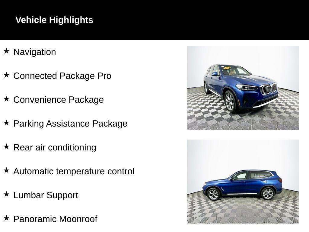 used 2024 BMW X3 car, priced at $41,474