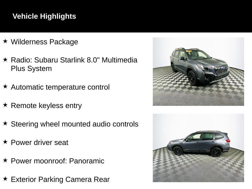 used 2022 Subaru Forester car, priced at $28,000
