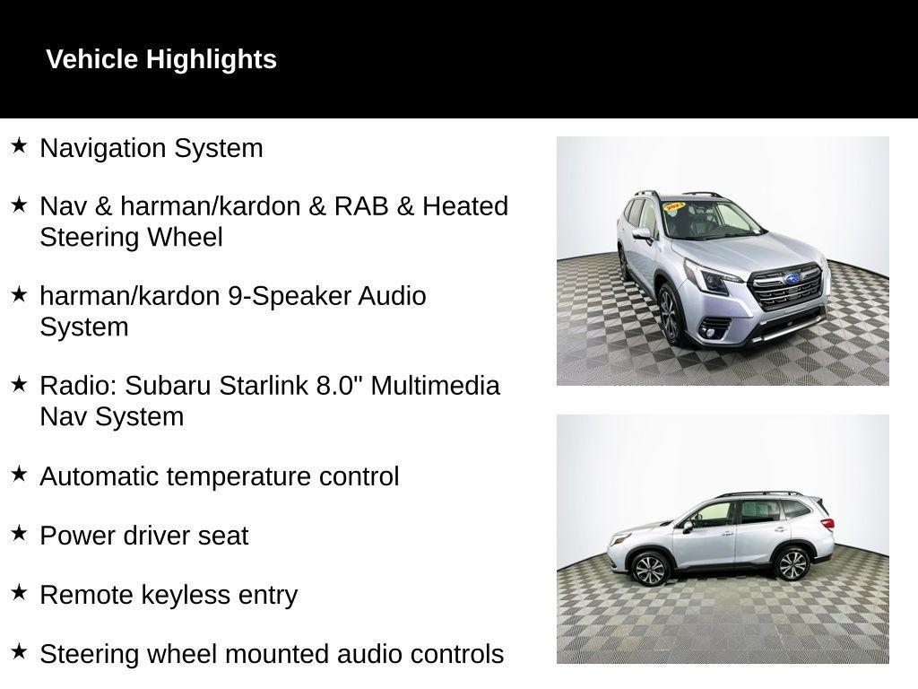 used 2023 Subaru Forester car, priced at $28,624